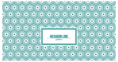 patrón hexagonal múltiple con rayas en el interior vector