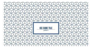stack ice cube pattern vector
