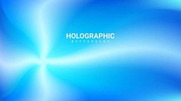 fondo holográfico con color azul suave vector