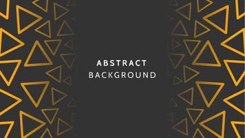 Dark Gold Abstract geometric tech corporate design  background vector