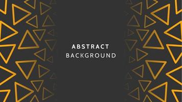 Dark Gold Abstract geometric tech corporate design  background vector