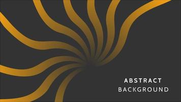 Dark Gold Abstract geometric tech corporate design  background vector