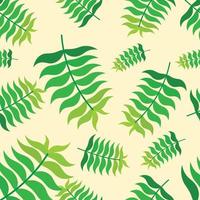 leaf seamless pattern background vector