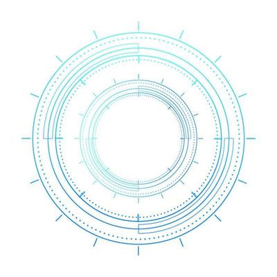 Futuristic technology abstract template , innovative virtual user interfaces , HUD , arrow speed background vector