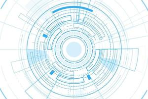 plantilla abstracta de tecnología futurista, interfaces de usuario virtuales innovadoras, hud, vector de fondo de velocidad de flecha