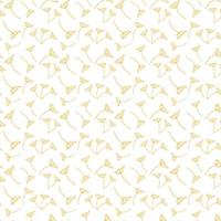 Seamless pattern of abstract floral elements in golden sand color trendy shade. Texture. Wallpaper. vector