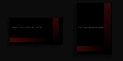 dark background with abstract red line for banner, cover, poster, billboard vector