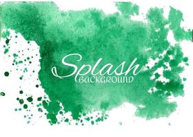 Hand-drawn colorful watercolor splash vector, Isolated watercolor splatter stain, watercolor splash stain background, vector