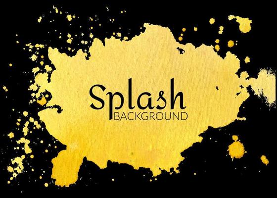 colorful Isolated watercolor splatter stain, Hand drew watercolor splash vector, Multicolored watercolor splash