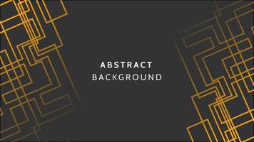 Dark Gold Abstract geometric tech corporate design  background vector