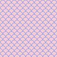 Simple geometric seamless pattern background in Japanese style with pink and purple color . vector