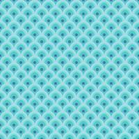 Simple geometric seamless pattern background in Japanese style with green color tone . vector