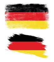 bandera de alemania en estilo grunge vector