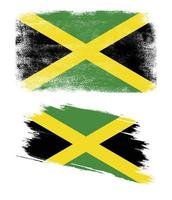 Jamaica flag in grunge style