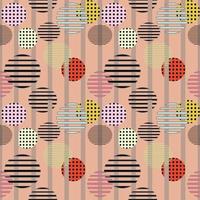 Seamless geometric ethnic pattern design for background or wallpaper. Ikat weave design ideas, Indian motifs, pastel colors, colorful circles and straight lines for summer. vector