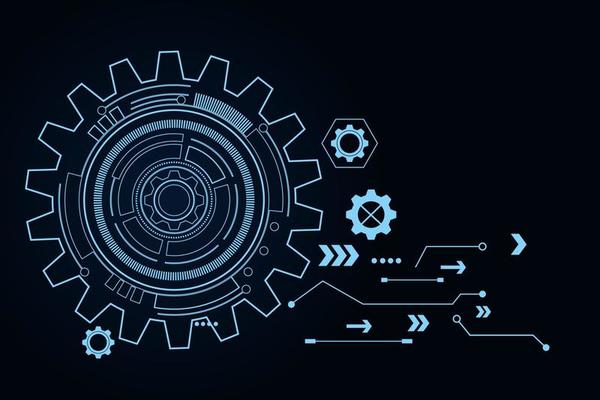 digital technology and engineering, digital telecoms concept, Hi-tech ,futuristic technology background, vector illustration.