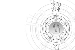 Cyber security technology concept , Shield With Keyhole icon  , personal data , vector