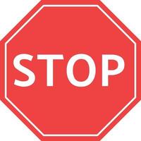 Stop Sign icon vector