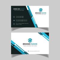 modern and simple business card design vector