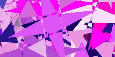 Light Purple, Pink vector template with triangle shapes.