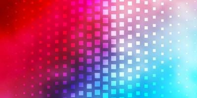 Light Blue, Red vector background with rectangles.