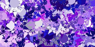 Light Purple, Pink vector background with polygonal forms.