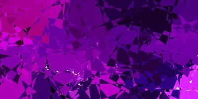 Light Purple, Pink vector background with triangles.