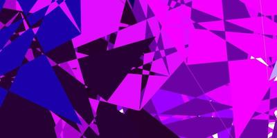 Light Purple, Pink vector texture with random triangles.