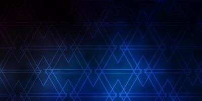 Dark Blue, Yellow vector layout with lines, triangles.