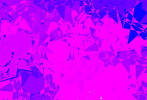 Light Purple, Pink vector background with polygonal forms.