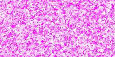 Light purple, pink vector background with polygonal forms.