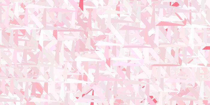 Light red vector layout with triangle forms.