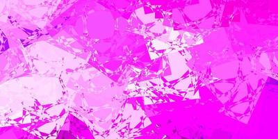 Light Purple, Pink vector texture with random triangles.