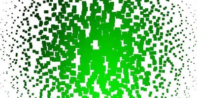Light Green vector backdrop with rectangles.