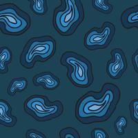 blue shades abstract shape seamless pattern perfect for background or wallpaper vector