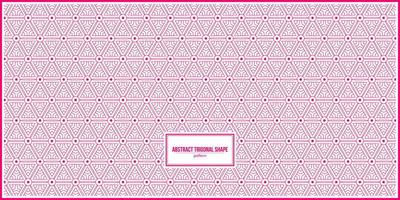 beautiful pink abstract trigonal pattern vector