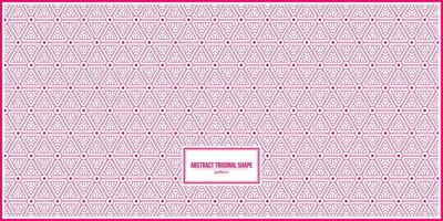 beautiful pink abstract trigonal pattern vector