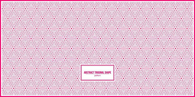 beautiful pink abstract trigonal pattern