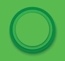 green circles background template vector