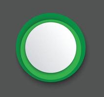 green circles background template vector