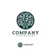 Tree logo vector template, Creative Tree logo design concepts