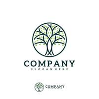 Tree logo vector template, Creative Tree logo design concepts