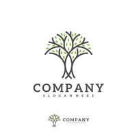 Tree logo vector template, Creative Tree logo design concepts