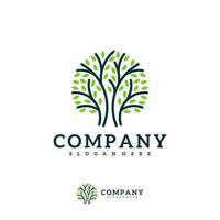 Tree logo vector template, Creative Tree logo design concepts