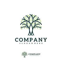 Tree logo vector template, Creative Tree logo design concepts