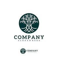 Tree logo vector template, Creative Tree logo design concepts