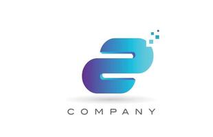 Z alphabet letter logo icon design with  blue dot. Creative template for company and business vector