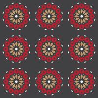 Flower seamless pattern background vector