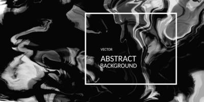 Abstract  marble texture,   Fluid design  background black color vector