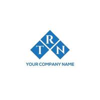 TRN letter logo design on white background. TRN creative initials letter logo concept. TRN letter design. vector